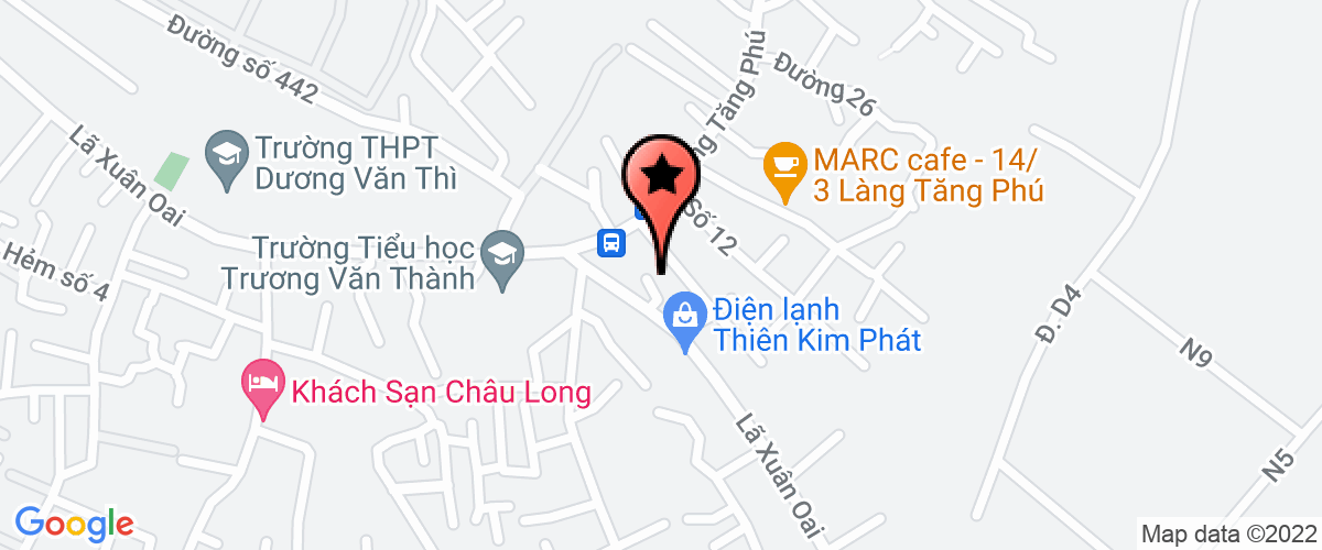 Map to Hoang Gia Hung Solutions Company Limited
