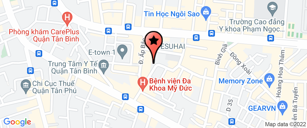 Map to Nam Viet Training and Education Company Limited