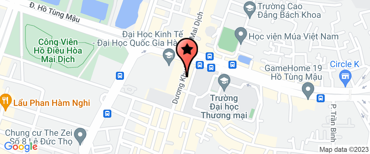Map to Nguyen Nam Service and Trading Production Company Limited