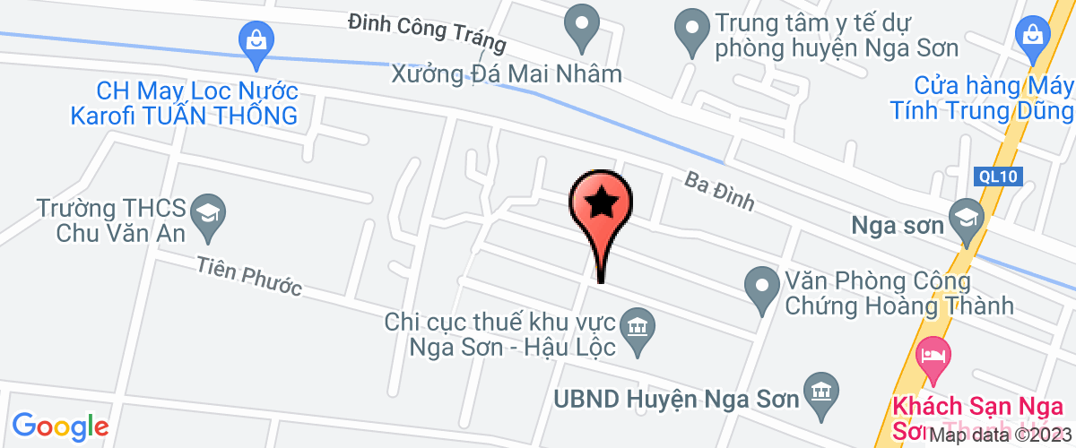 Bản đồ đến địa chỉ UBND Thị Trấn