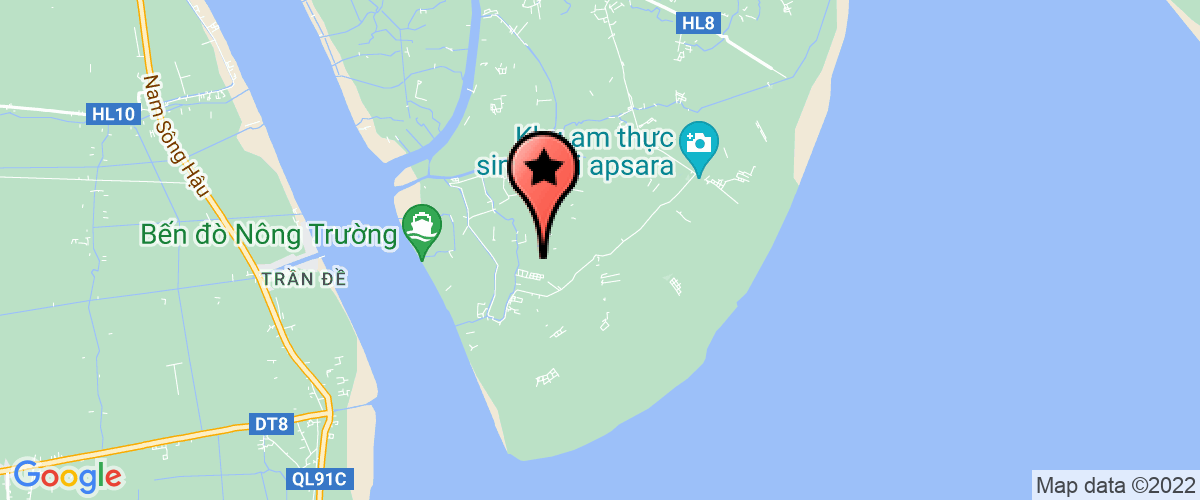 Bản đồ đến địa chỉ UBND xã An Thạnh Nam