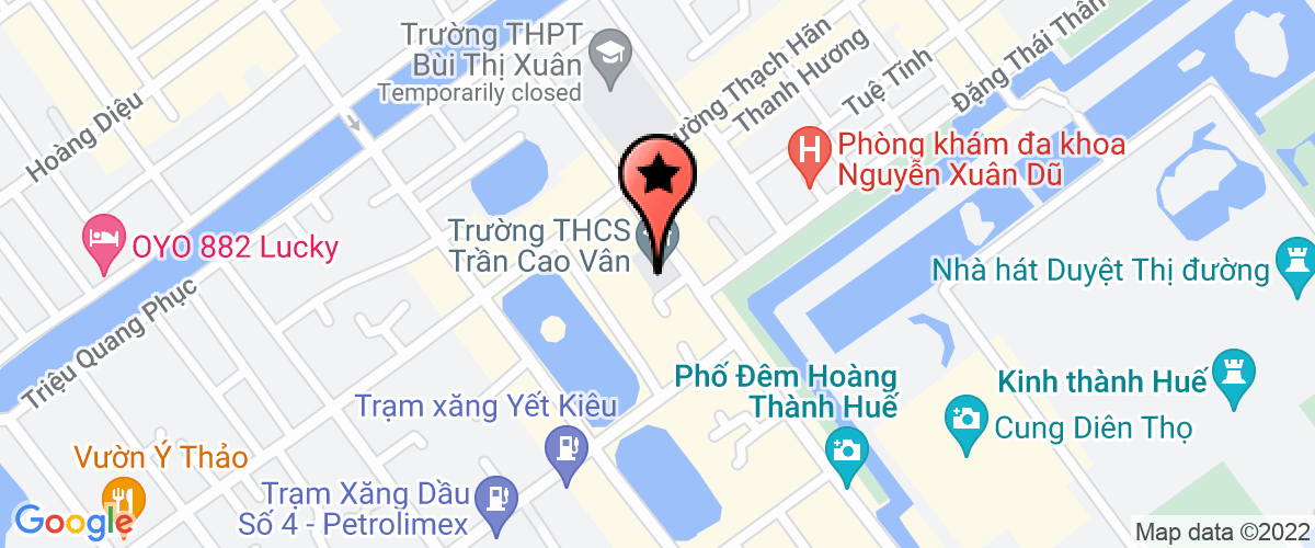Bản đồ đến địa chỉ Công ty Xăng Dầu Thừa Thiên Huế