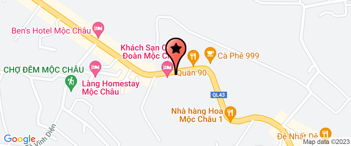 Bản đồ đến địa chỉ Công Ty TNHH Xây Dựng Và Thương Mại Tú Tài Mộc Châu
