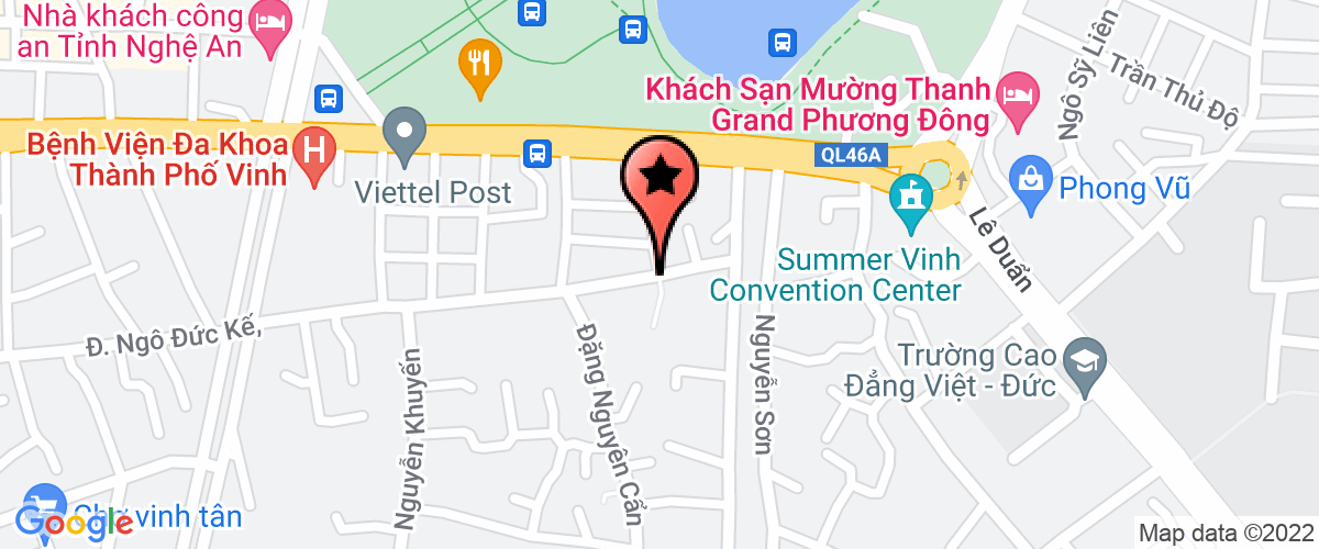 Map to Thien Minh Duc Joint Stock Company