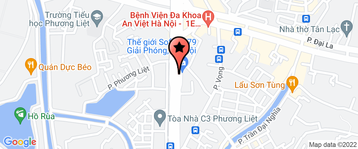 Map to Thien Binh General Hospital Joint Stock Company