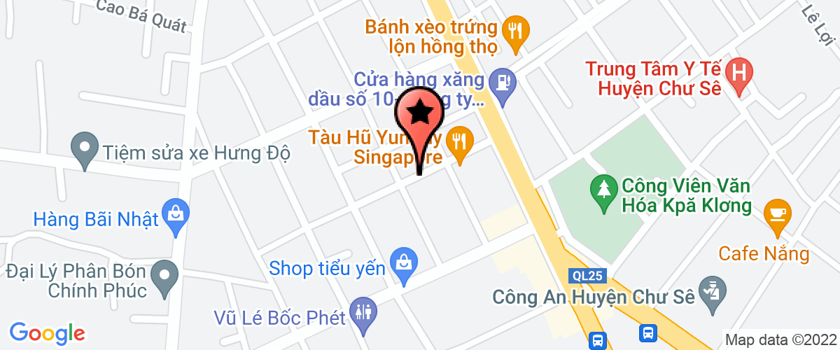 Bản đồ đến địa chỉ Công Ty Trách Nhiệm Hữu Hạn Một Thành Viên Việt Quỳnh Anh Gia Lai
