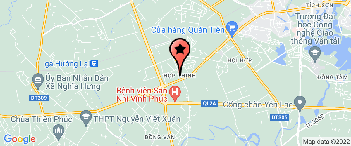 Map to Viet My Investment Development International Joint Stock Company