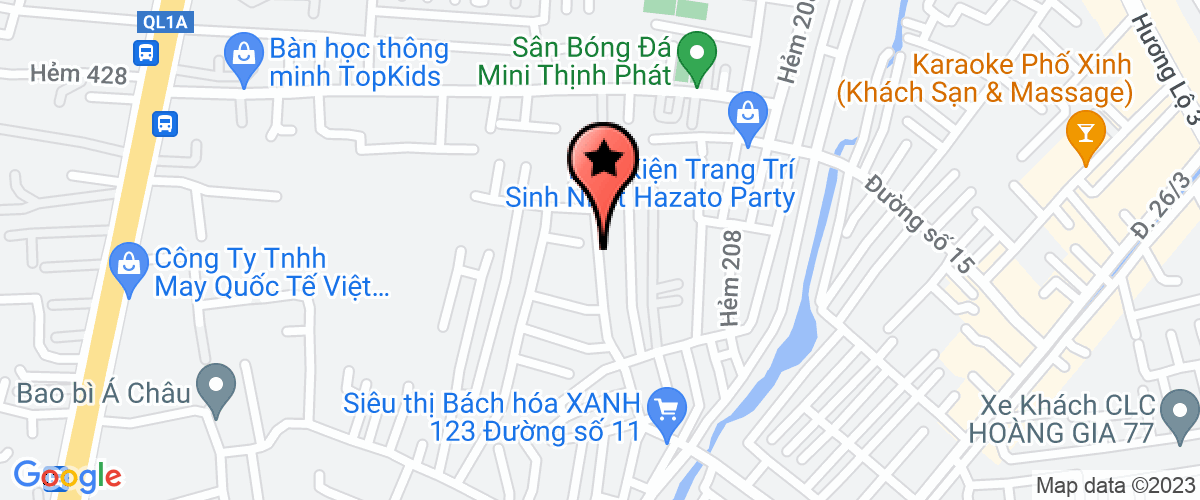 Bản đồ đến địa chỉ Công Ty TNHH Thương Mại Dịch Vụ Xây Dựng Hạnh Nguyễn