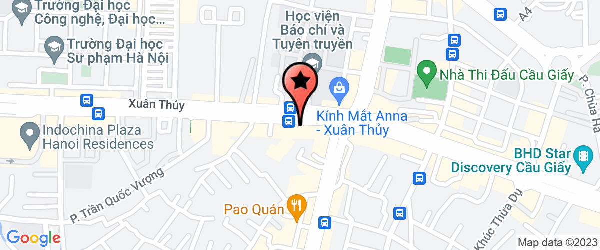Map to Hung Doanh Glasses Company Limited
