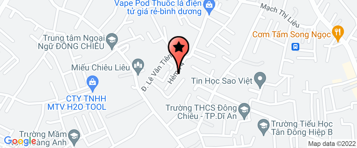 Map to Tu Dai Thanh Construction Company Limited