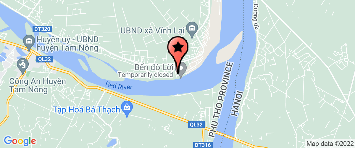 Bản đồ đến địa chỉ Công Ty TNHH May Tân Việt Phú Thọ