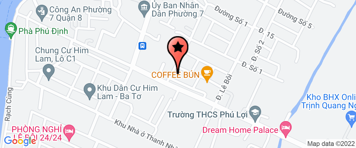 Map to Thoi Kien Manufacture Construction Trading Service Company Limited
