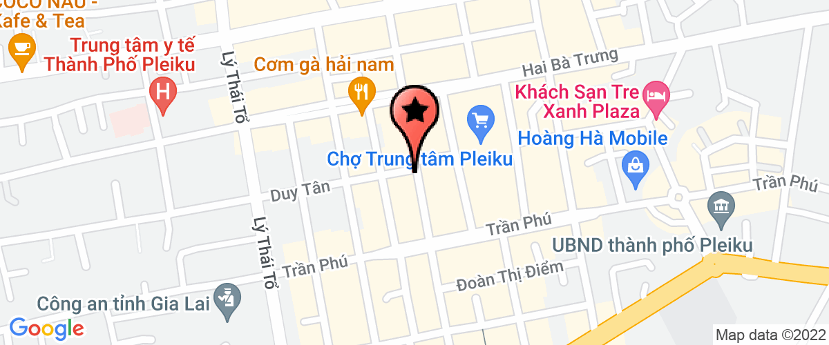 Map to Thuan Tien - Gia Lai Travel Transport Company Limited