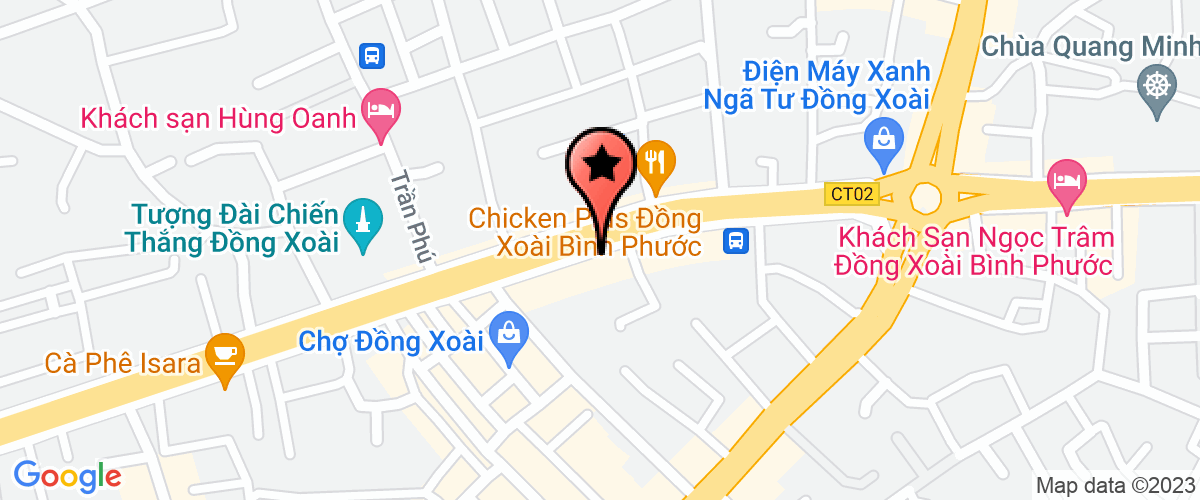 Bản đồ đến địa chỉ Công Ty TNHH Một Thành Viên Xăng Dầu Đồng Xoài
