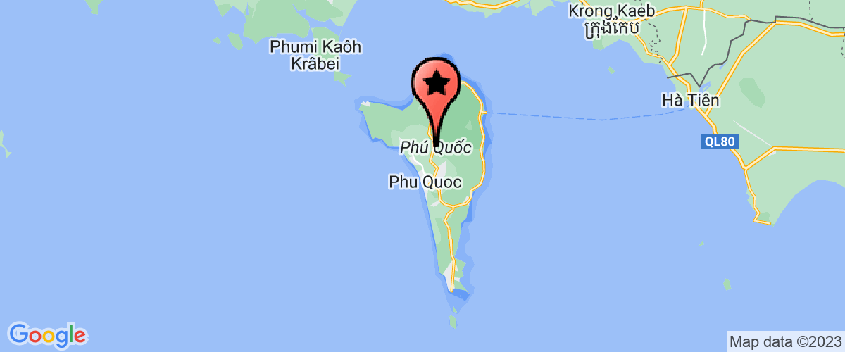 Bản đồ đến địa chỉ Công Ty TNHH Một Thành Viên Phát Triển Lâm Nghiệp Phú Quốc