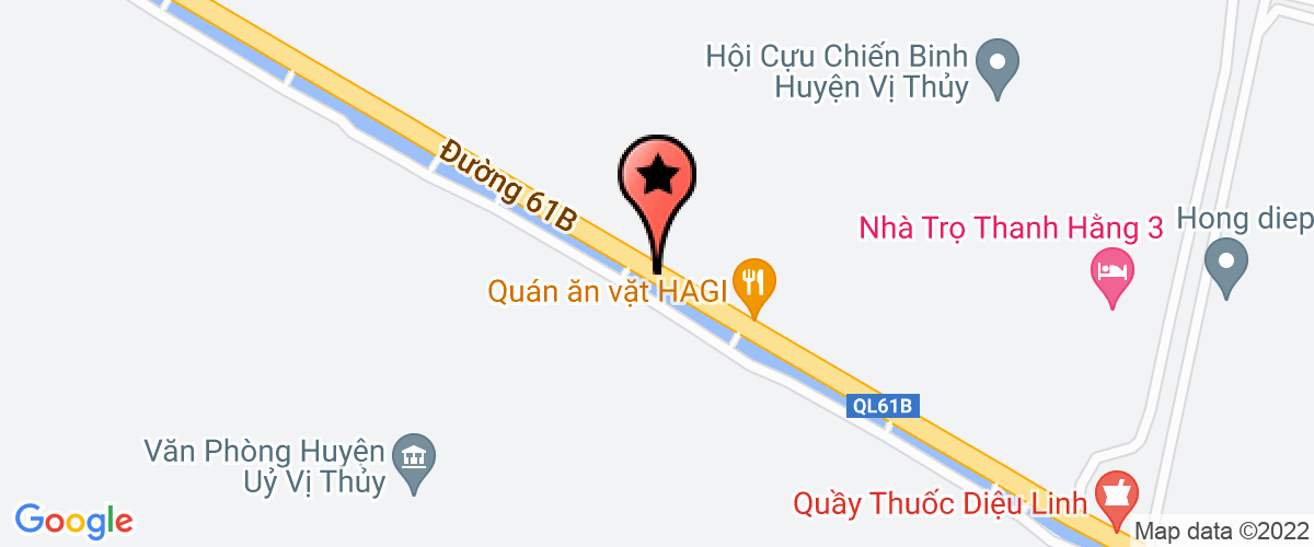 Bản đồ đến địa chỉ Công Ty TNHH MTV Trường Huệ Hưng Hậu Giang