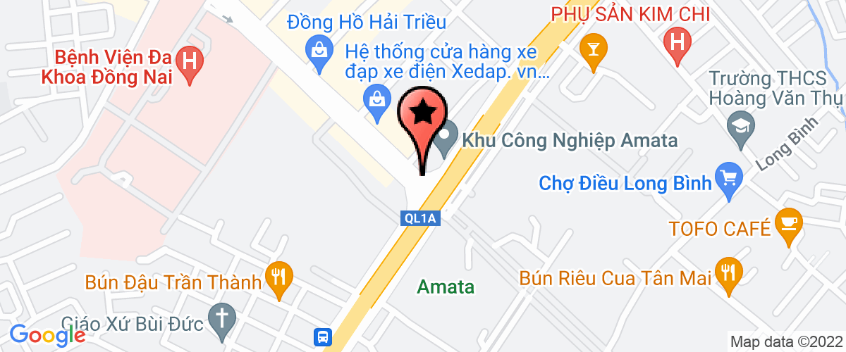 Map to Ham Rong Viet Joint Stock Company