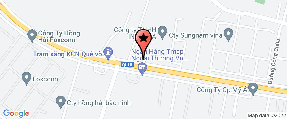 Bản đồ đến địa chỉ Công ty TNHH công nghiệp chính xác Trung Vũ (Việt Nam)