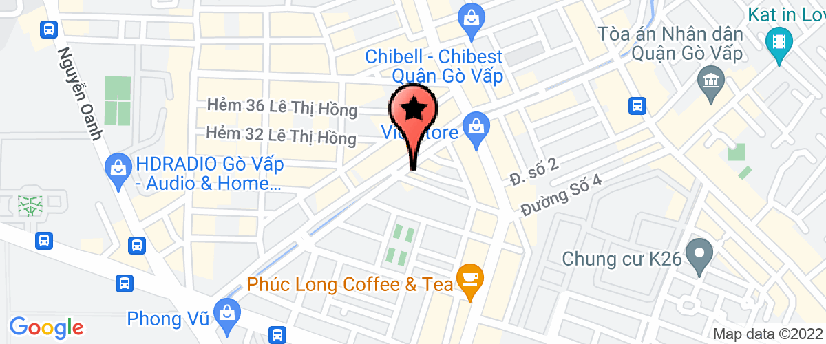 Bản đồ đến địa chỉ Công Ty TNHH Thiết Kế Nội Thất Và Đào Tạo Phương Anh Nguyễn