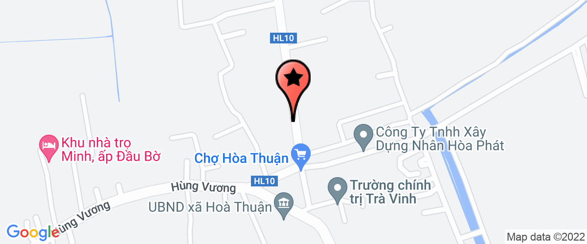Map to Nhan Hoa Phat Construction Co.Ltd