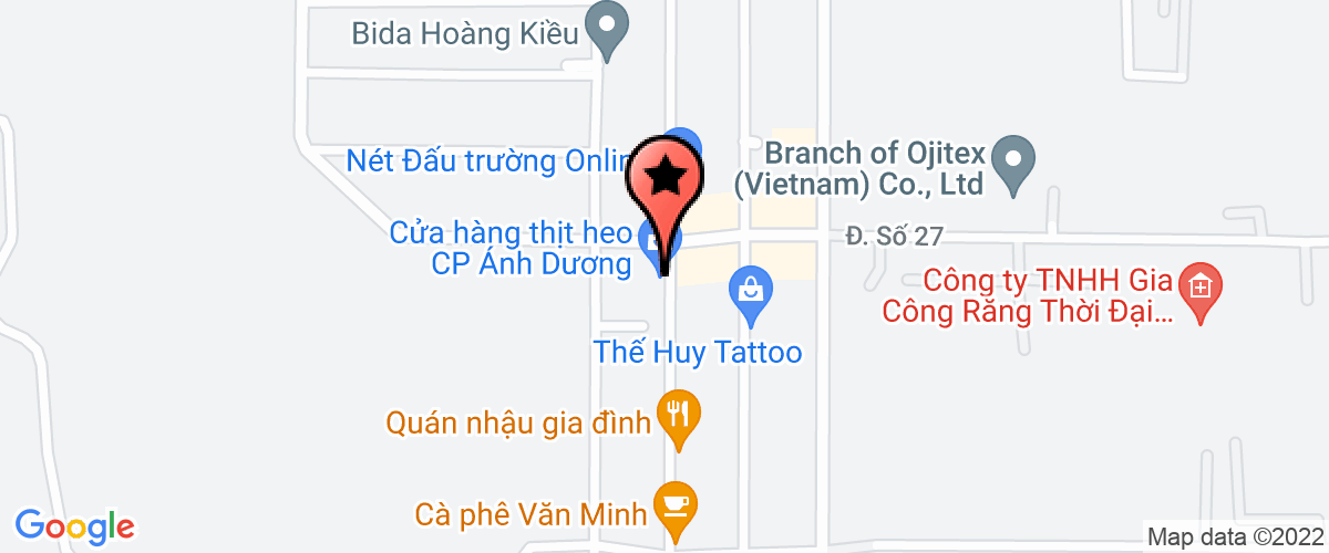 Map to Hop My Tien Joint Stock Company
