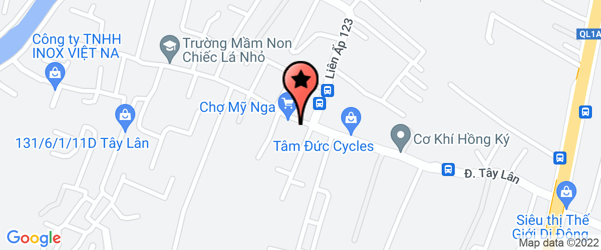Map to Thanh Nhan Real Estate – TM – DV – Building Joint Stock Company
