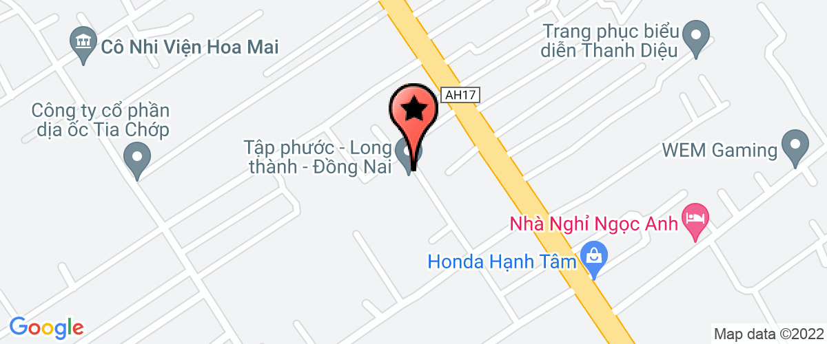 Map to Asian Sun One Member Limited Company