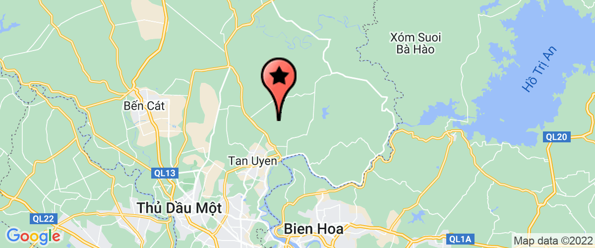 Map to Vietnam Ngu Kim Dexing Company Limited