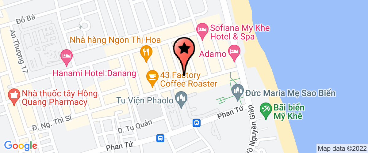 Bản đồ đến địa chỉ Công Ty TNHH MTV Quản Lý Khách Sạn Và Du Lịch Phương Đông