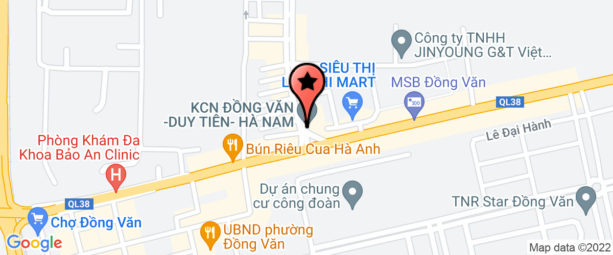 Map to Orion Viet Nam Environmental Engineering Viet Nam