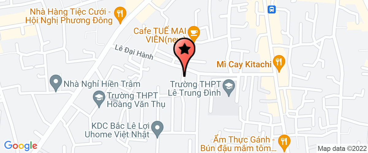 Map to Thai Duong Construction - Services and Trading Company Limited