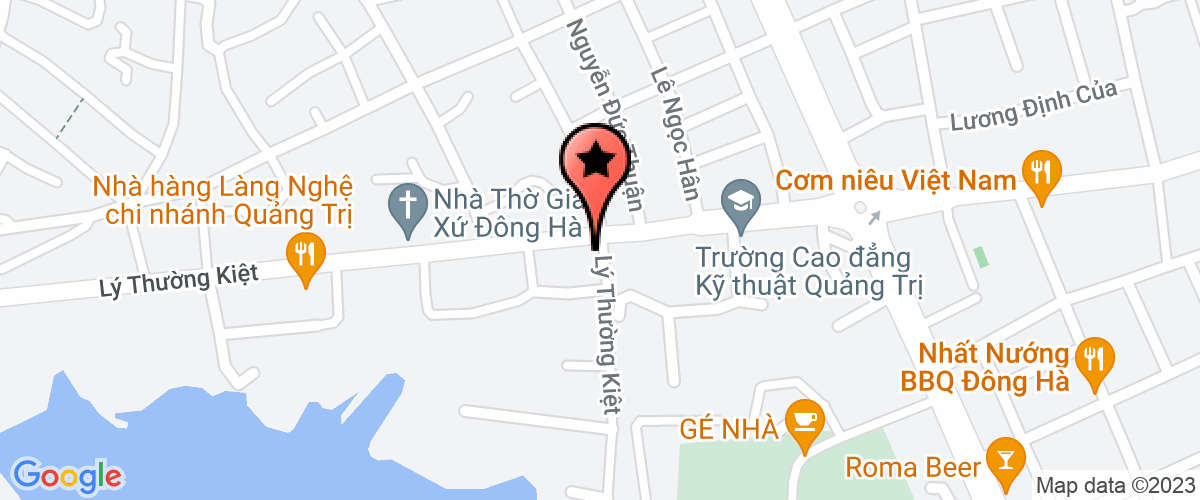 Map to Quang Tri New Rural Company Limited