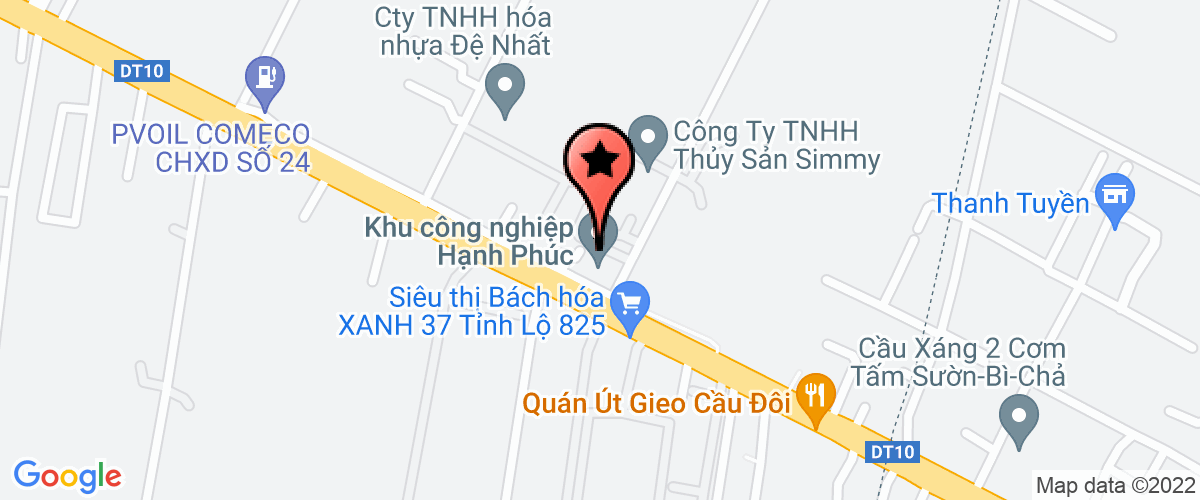 Bản đồ đến địa chỉ Công Ty TNHH Nhựa Công Nghiệp Dai King