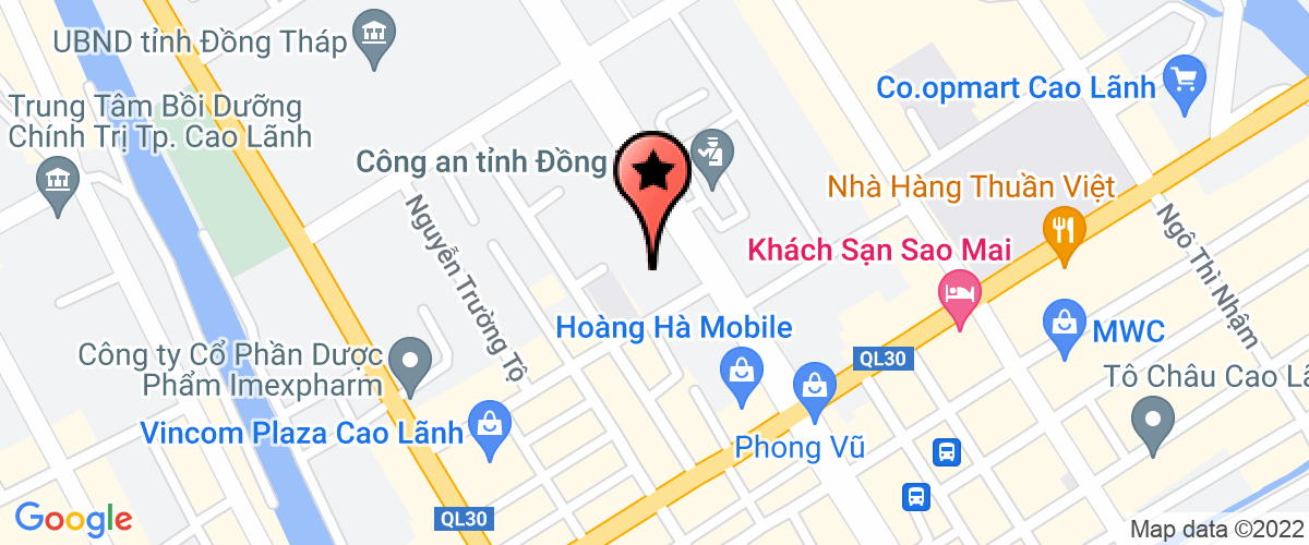 Bản đồ đến địa chỉ Ngân Hàng Nhà Nước Việt Nam - Chi Nhánh tỉnh Đồng Tháp