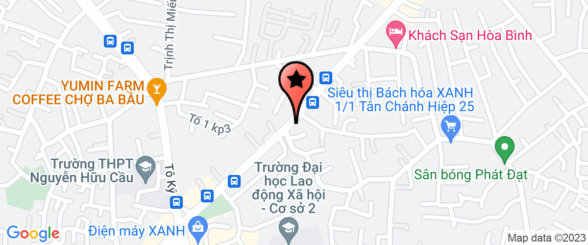 Bản đồ đến địa chỉ Công Ty TNHH Vinh Tiến Hưng