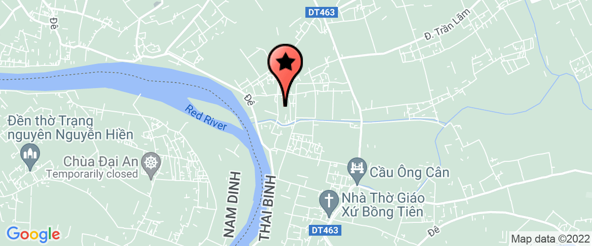 Bản đồ đến địa chỉ VPĐD Công ty TNHH Xí nghiệp Cao Nông Phú tại Thái Bình - Việt Nam