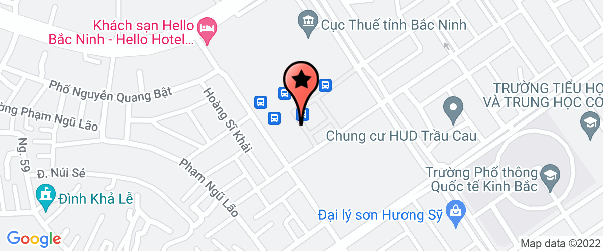 Map to Dai Hoang Nam Company Limited