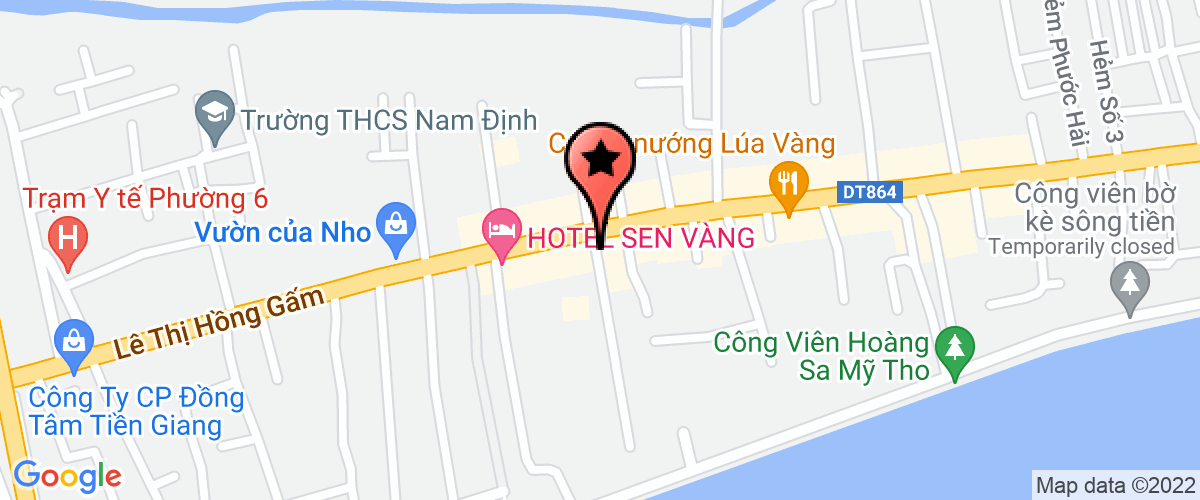 Bản đồ đến địa chỉ Công Ty TNHH Một Thành Viên Chăn Nuôi Tiền Giang