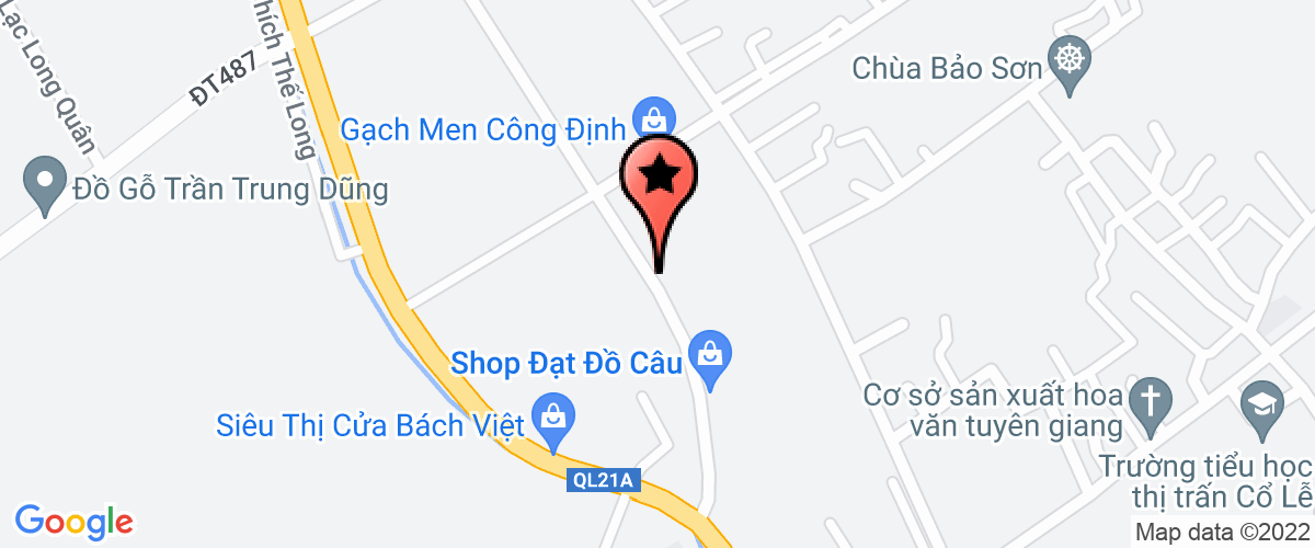 Map to Manh Cuong Business & Construction Company Limited