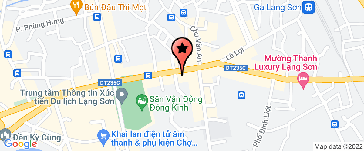 Map to Dongtien Trading Supermarket Joint Stock Copany