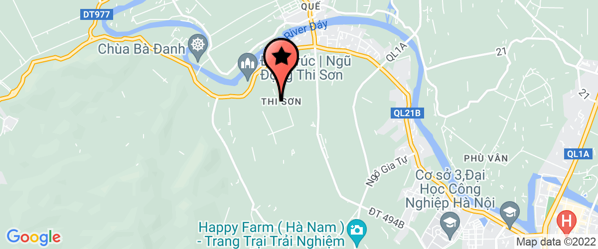 Map to Thi Son Production and Construction Company Limited