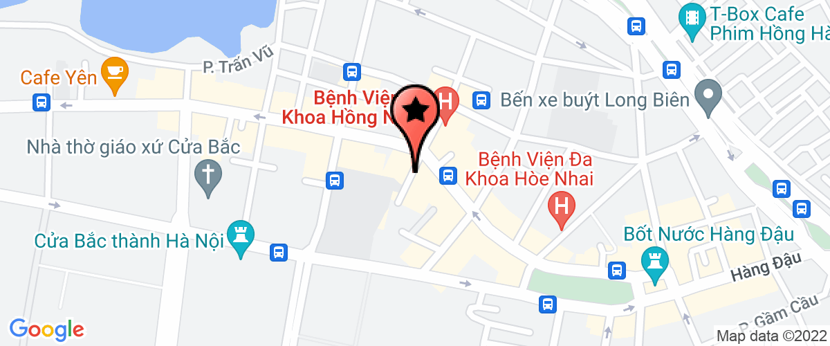 Map to Thanh Xuan Import Exprot Joint Stock Company