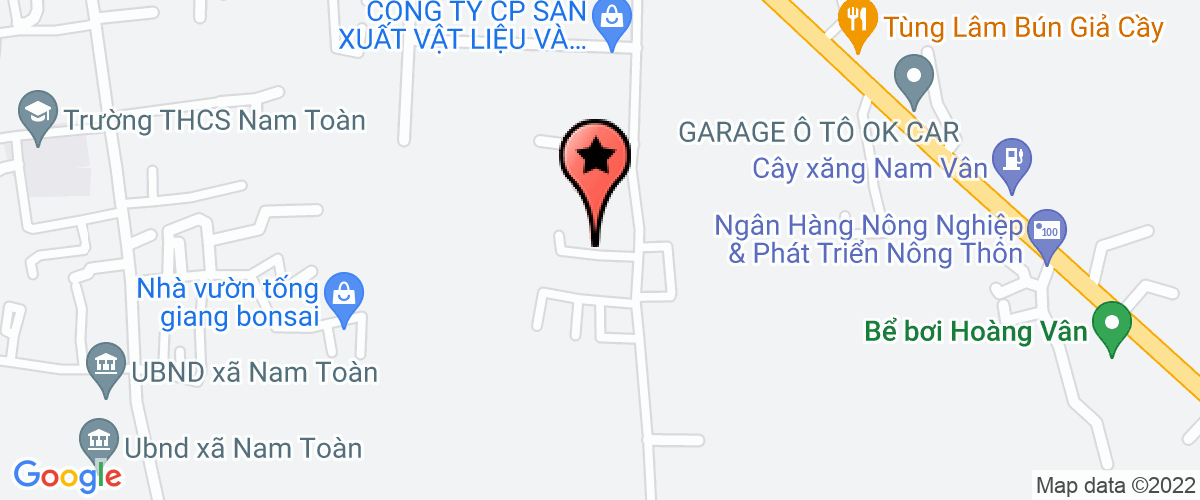 Map to Hoang Hai Invest and Trade General Company Limited