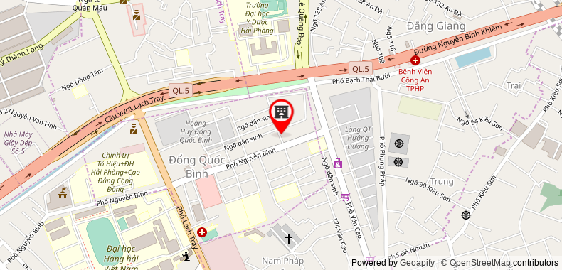 Map to Minh Giang Trading Development Company Limited