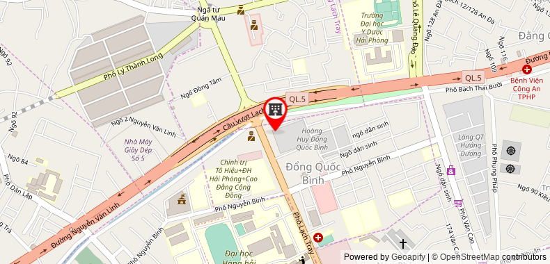 Map to Khang Huy Transport & Trading Company Limited
