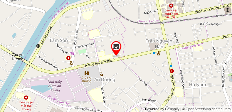 Map to Hoang Phat Domestic and International Tourism Limited Company