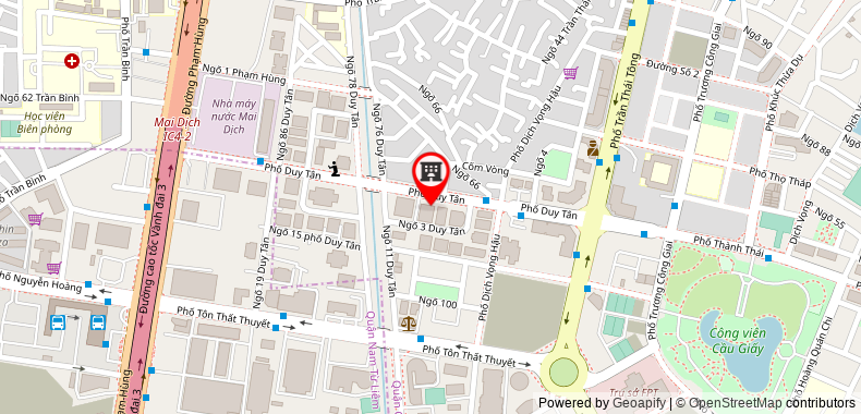 Bản đồ đến địa chỉ Công Ty TNHH Công Nghệ Gd