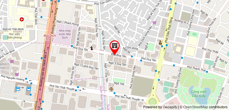 Bản đồ đến địa chỉ Công Ty TNHH Du Hành Gia Nhí