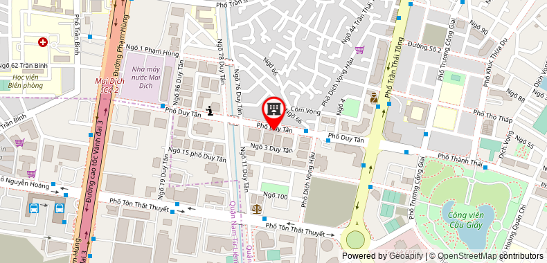 Map to Minh Long Pharmaceutical Joint Stock Company