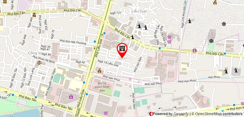 Bản đồ đến địa chỉ Văn Phòng Đại Diện Công Ty TNHH Kiến Tím Tại Hà Nội